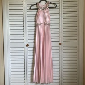 DAVID’S BRIDAL light pink formal dress